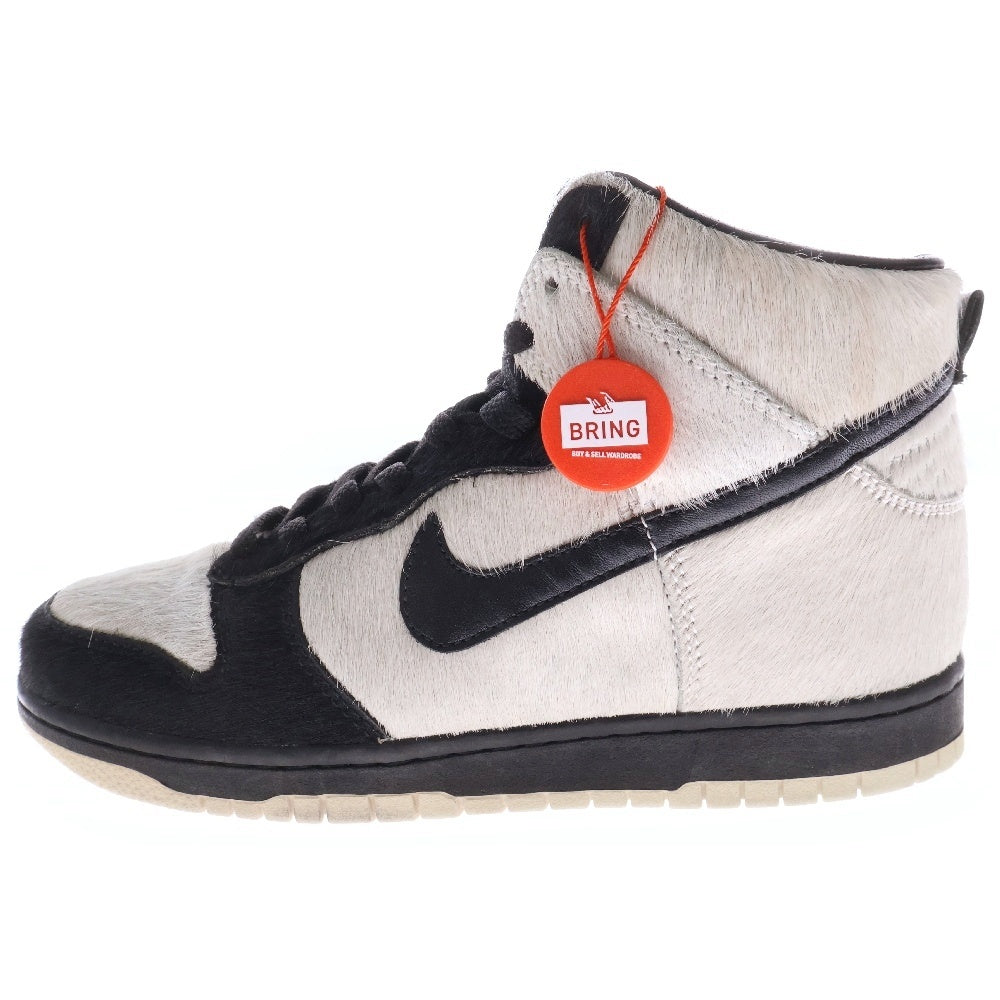 NIKE(ナイキ) 【鑑賞用 2008年製】DUNK HIGH PREMIUM UENO-PANDA 323955-101 ダンク 上野パンダ ハイカットスニーカー US6.5/24.5cm レディース ホワイト/ブラック