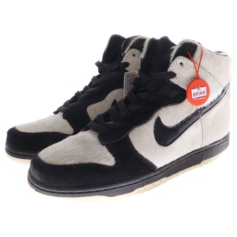 NIKE(ナイキ) 【鑑賞用 2008年製】DUNK HIGH PREMIUM UENO-PANDA 323955-101 ダンク 上野パンダ ハイカットスニーカー US6.5/24.5cm レディース ホワイト/ブラック