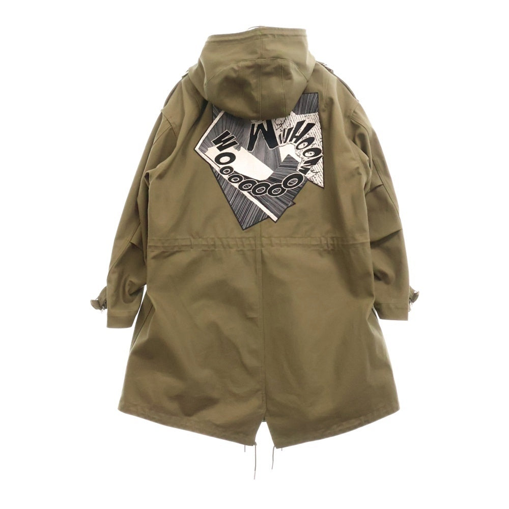 CELINE(セリーヌ) 19SS ×CHRISTIAN MARCLAY Military Parka ジップアップミリタリージャケット 2W049597C カーキ