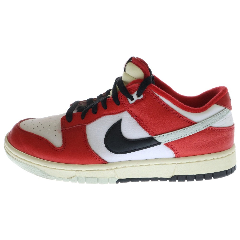 NIKE(ナイキ) DUNK LOW RETRO Chicago Split DZ2536-600 ダンク シカゴスプリット ローカットスニーカー ホワイト/レッド US9/27cm