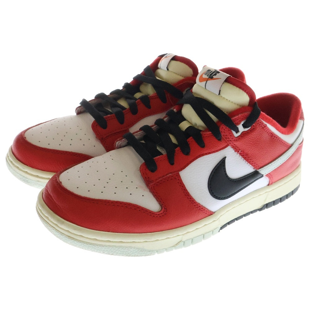 NIKE(ナイキ) DUNK LOW RETRO Chicago Split DZ2536-600 ダンク シカゴスプリット ローカットスニーカー ホワイト/レッド US9/27cm
