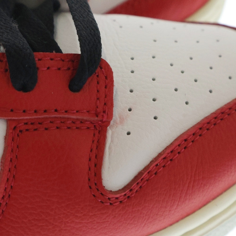NIKE(ナイキ) DUNK LOW RETRO Chicago Split DZ2536-600 ダンク シカゴスプリット ローカットスニーカー ホワイト/レッド US9/27cm