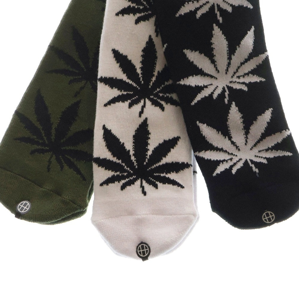 HUF(ハフ) PLANTLIFE SOCKS 3SET ロングソックス 靴下 SK00738 マルチカラー