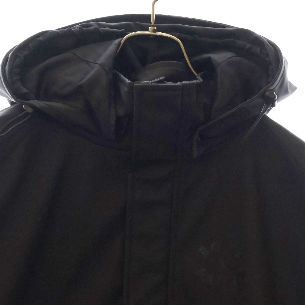 BORN X RAISED(ボーンアンドレイズド) ANORAK JACKET アノラックジャケット フロントロゴプリントジャケット 36002 ブラック