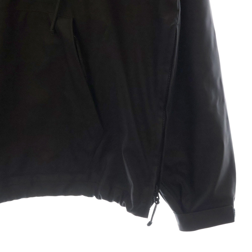 BORN X RAISED(ボーンアンドレイズド) ANORAK JACKET アノラックジャケット フロントロゴプリントジャケット 36002 ブラック