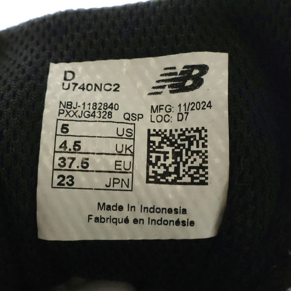 New Balance(ニューバランス) U740 ローカットスニーカー US5/23cm U740NC2 グレー/グリーン レディース