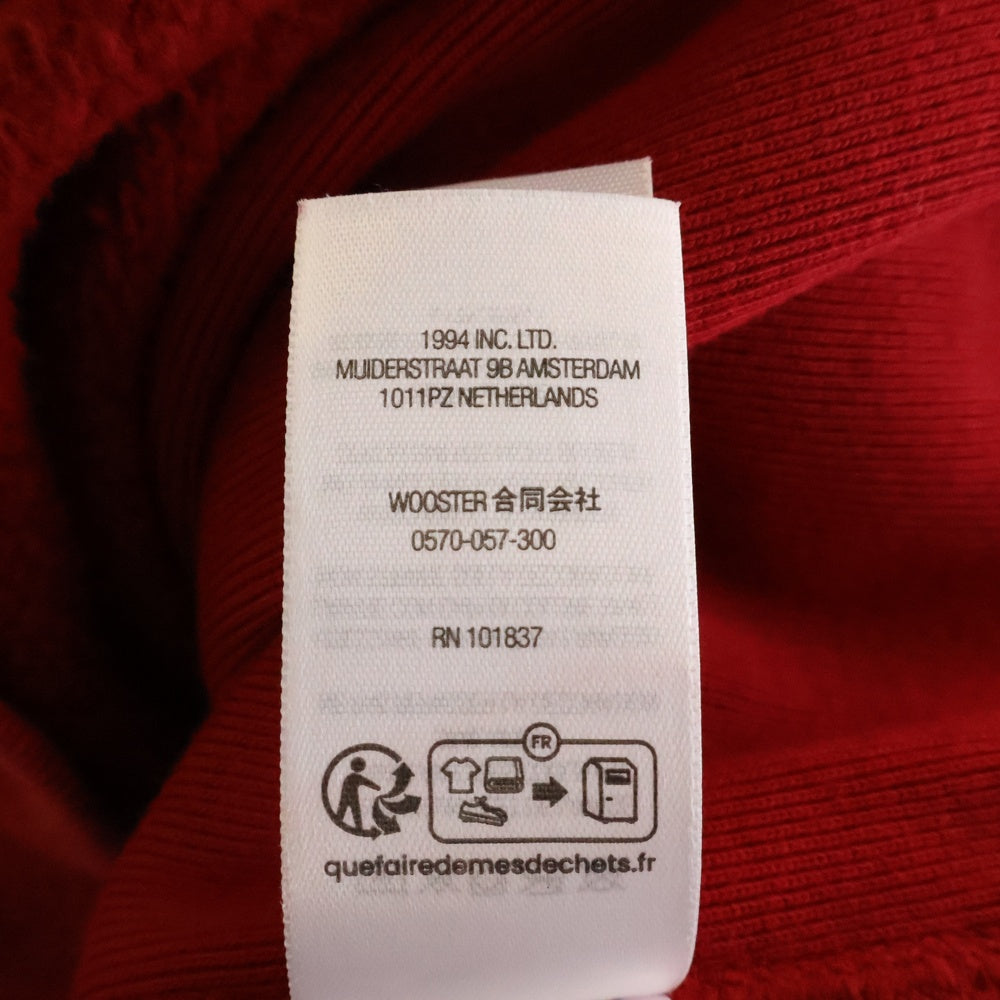 SUPREME(シュプリーム) 25SS Washed Box Logo Crewneck ウォッシュド ボックスロゴクルーネックスウェットトレーナー レッド