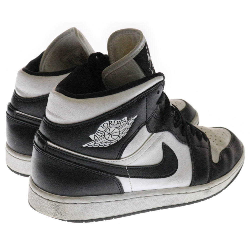 NIKE(ナイキ) WMNS AIR JORDAN 1 MID Black White DV0991-101 エアジョーダン1 ミッド ハイカットスニーカー US11/28cm ブラック/ホワイト