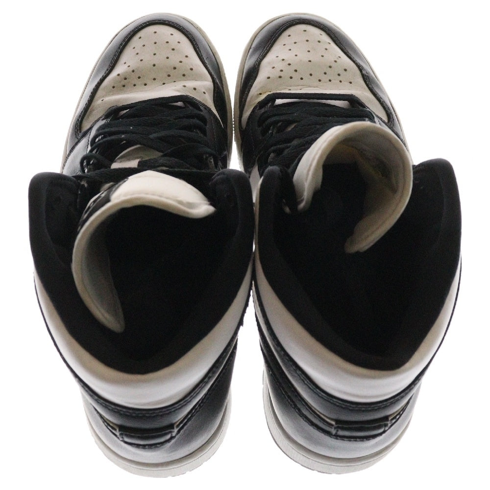 NIKE(ナイキ) WMNS AIR JORDAN 1 MID Black White DV0991-101 エアジョーダン1 ミッド ハイカットスニーカー US11/28cm ブラック/ホワイト