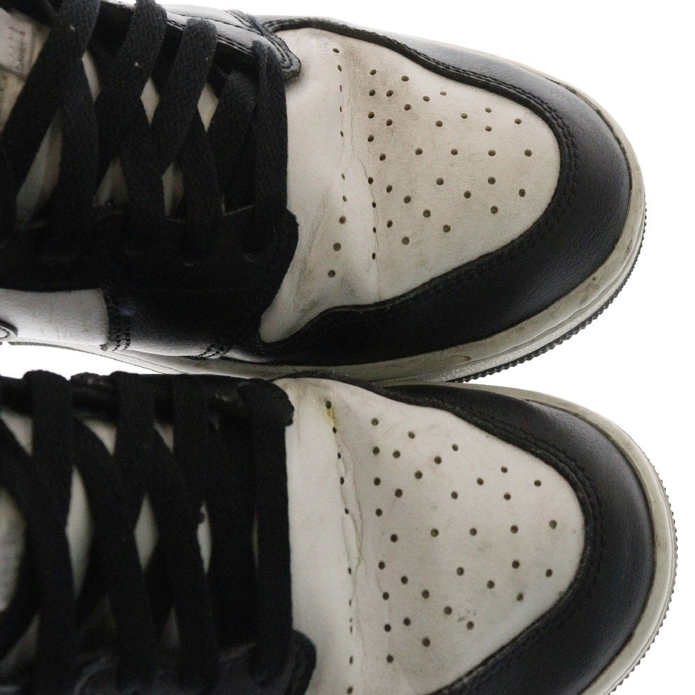 NIKE(ナイキ) WMNS AIR JORDAN 1 MID Black White DV0991-101 エアジョーダン1 ミッド ハイカットスニーカー US11/28cm ブラック/ホワイト
