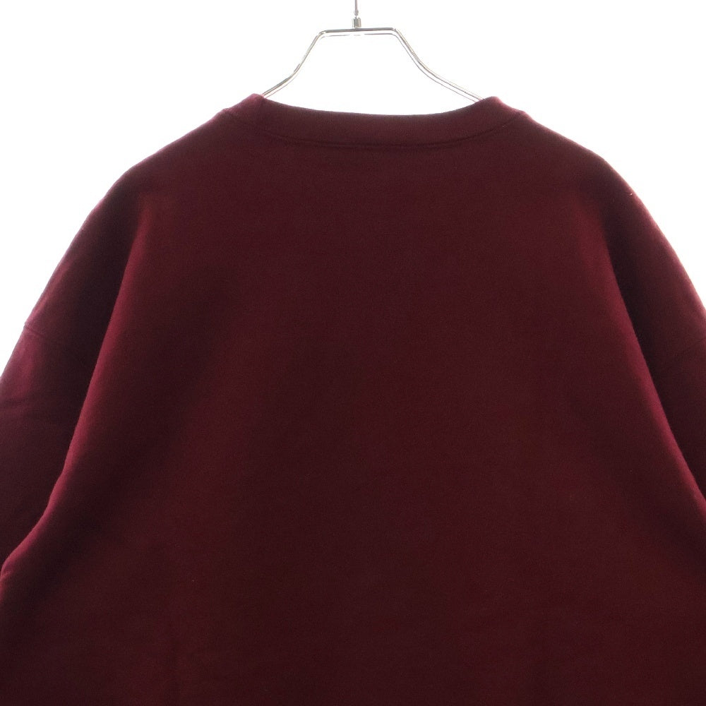 SUPREME(シュプリーム) 22AW Box Logo Sweatshirt ボックスロゴ クルーネックスウェットトレーナー バーガンディ