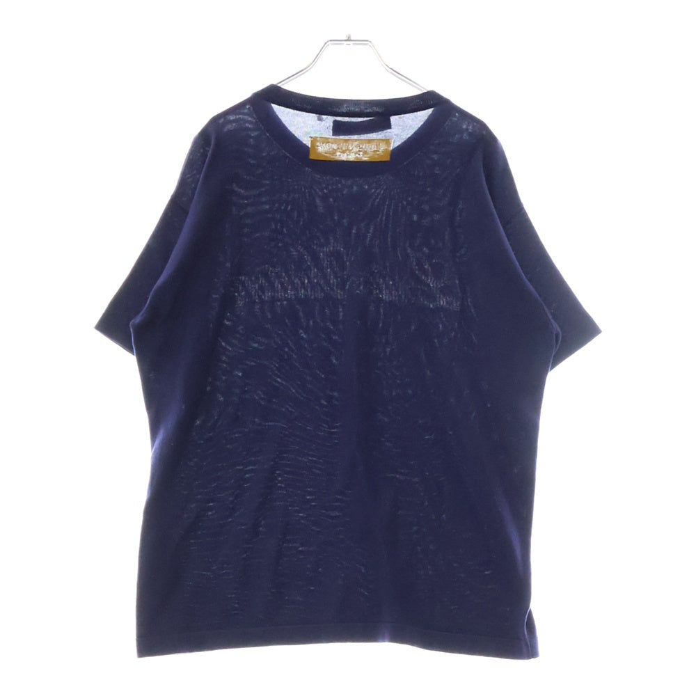 LOUIS VUITTON(ルイヴィトン) 22AW グラフィックショートスリーブニット 半袖Tシャツ ネイビー RM222M JS5 HNN20W