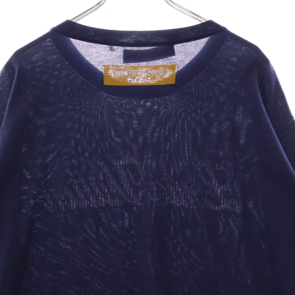 LOUIS VUITTON(ルイヴィトン) 22AW グラフィックショートスリーブニット 半袖Tシャツ ネイビー RM222M JS5 HNN20W