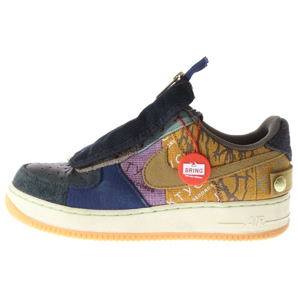 NIKE(ナイキ) ×TRAVIS SCOTT AIR FORCE 1 LOW CACTUS JACK×トラヴィススコット エアフォース1 カクタスジャック ローカットスニーカー CN2405‐900 マルチ US10/28cm