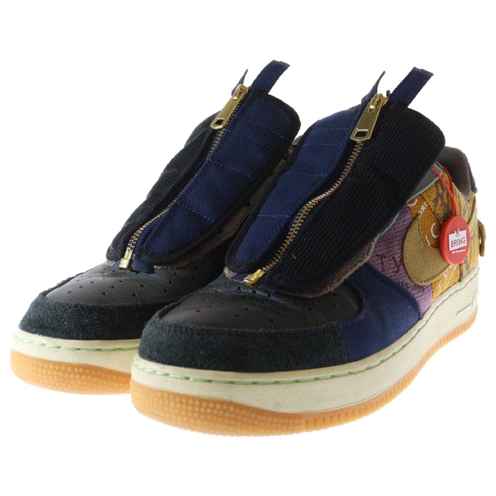 NIKE(ナイキ) ×TRAVIS SCOTT AIR FORCE 1 LOW CACTUS JACK×トラヴィススコット エアフォース1 カクタスジャック ローカットスニーカー CN2405‐900 マルチ US10/28cm