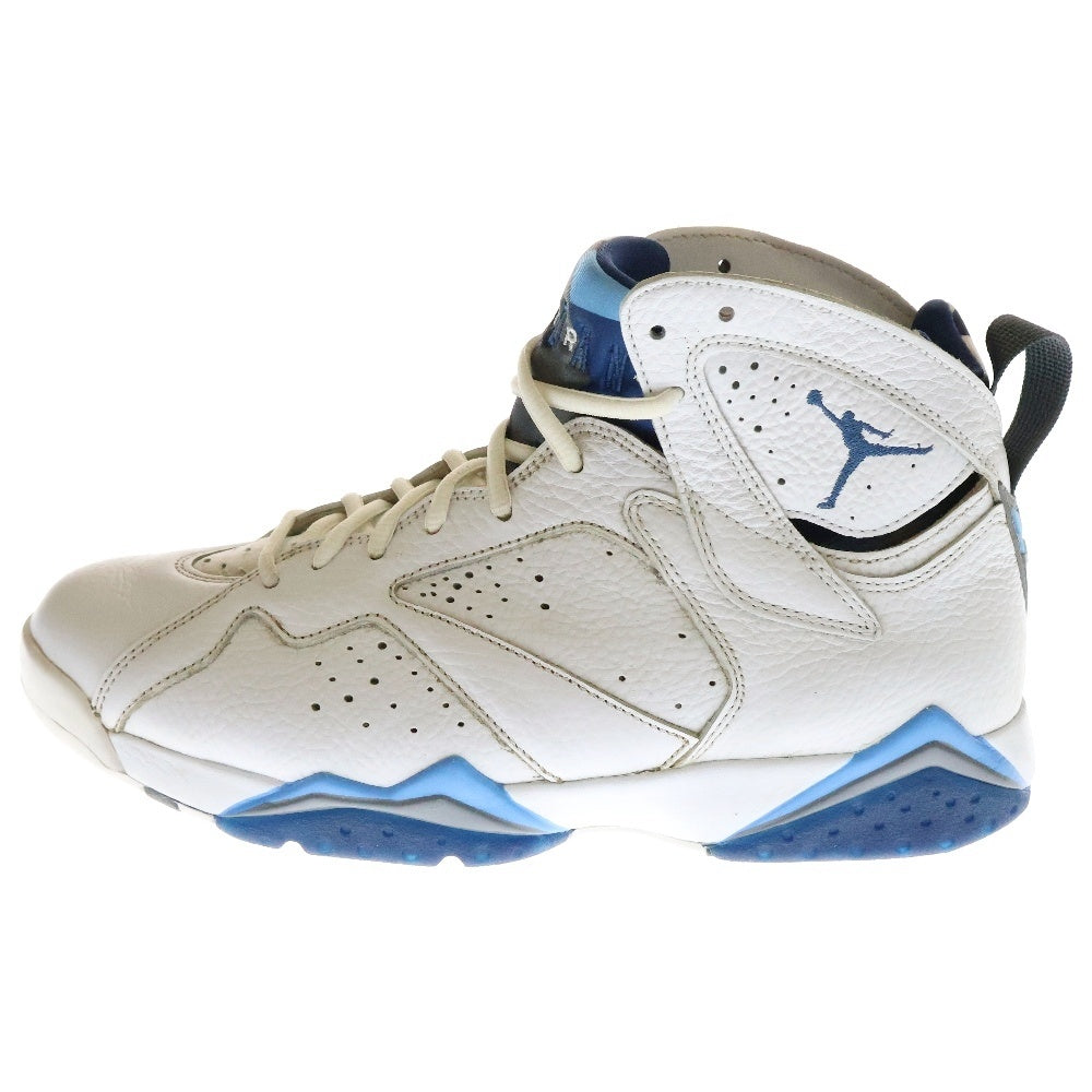 NIKE(ナイキ) 【観賞用2015年製】AIR JORDAN 7 RETRO FRENCH BLUE エアジョーダン7 レトロ フレンチブルー ハイカットスニーカー ホワイト/ブルー US11/29cm 304775-107