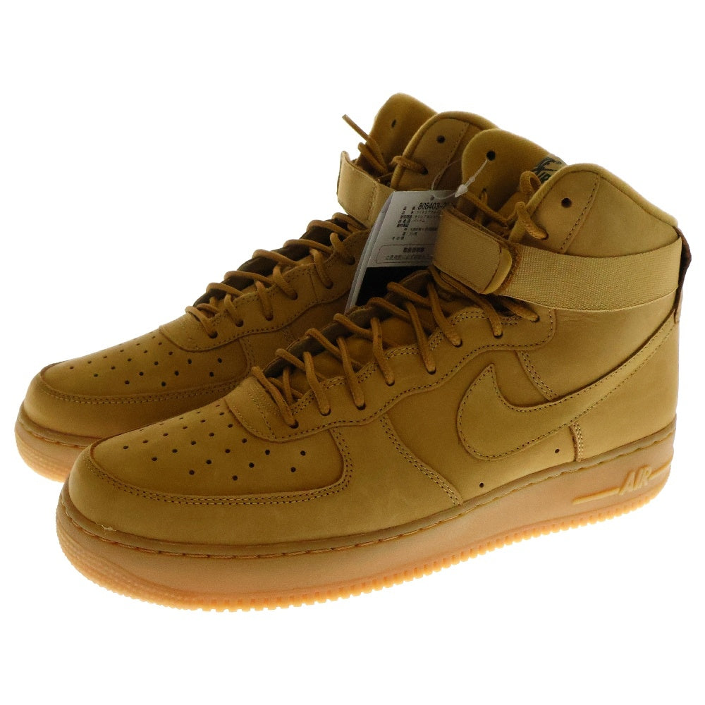 NIKE(ナイキ) 【観賞用2015年製】AIR FORCE 1 HIGH 07 LV8 ナイキ エアフォース1 フラックス ハイカットスニーカー 806403-200 US12/30cm ブラウン
