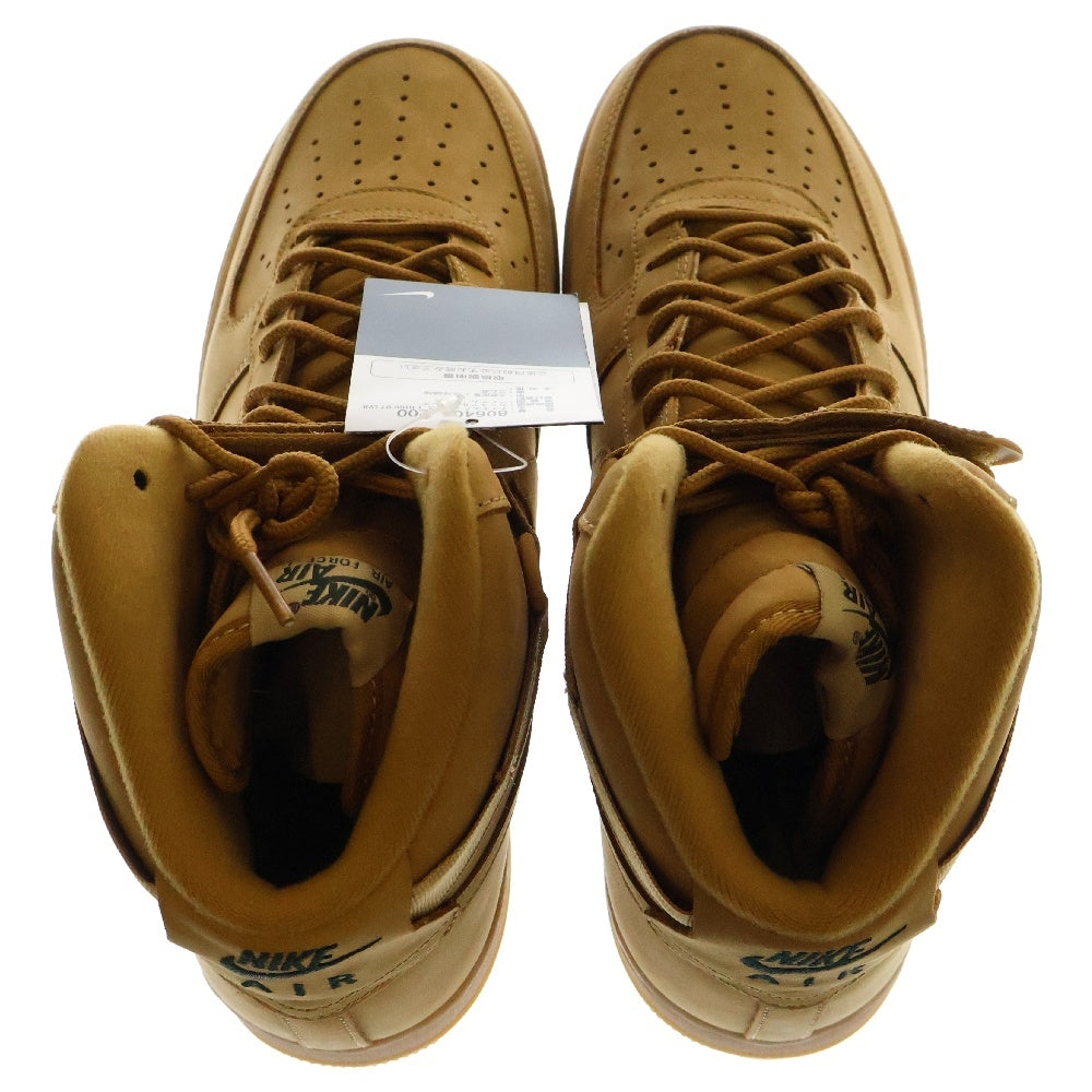 NIKE(ナイキ) 【観賞用2015年製】AIR FORCE 1 HIGH 07 LV8 ナイキ エアフォース1 フラックス ハイカットスニーカー 806403-200 US12/30cm ブラウン