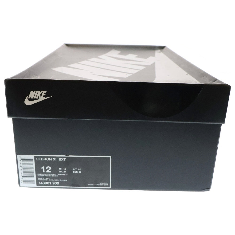 NIKE(ナイキ) LEBRON 12 EXT レブロン 12 エクステンション ハイカットスニーカー 748861-900 US12/30cm マルチカラー