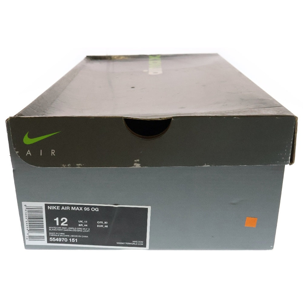 NIKE(ナイキ) 【観賞用2015年製】AIR MAX95 OG エアマックス95 ローカットスニーカー 554970-151 US12/30cm ホワイト