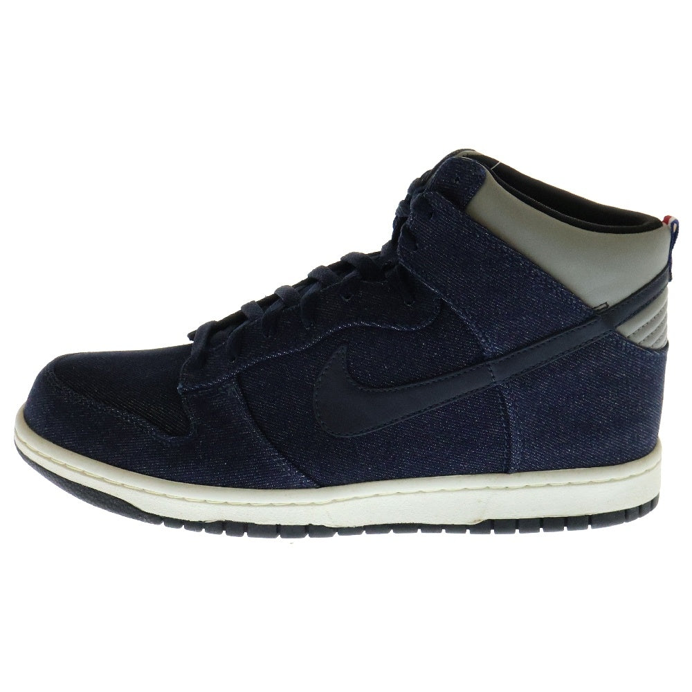 NIKE(ナイキ) 【観賞用2010年製】 DUNK HIGH PREMIUM ダンクハイプレミアム ハイカットスニーカー 317892-400 US12/30cm インディゴ