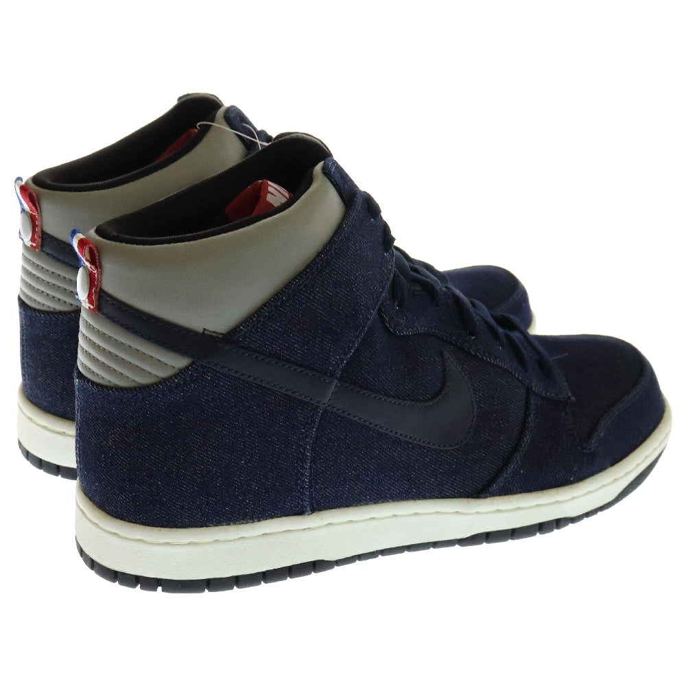 NIKE(ナイキ) 【観賞用2010年製】 DUNK HIGH PREMIUM ダンクハイプレミアム ハイカットスニーカー 317892-400 US12/30cm インディゴ
