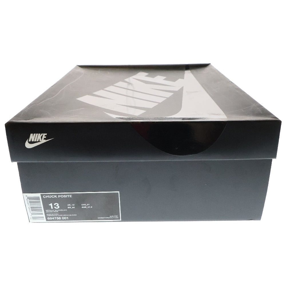 NIKE(ナイキ) 【観賞用 2014年製】CHUCK POSITE チャックポジット ハイカットスニーカー 684758-001 US13/31cm シルバー