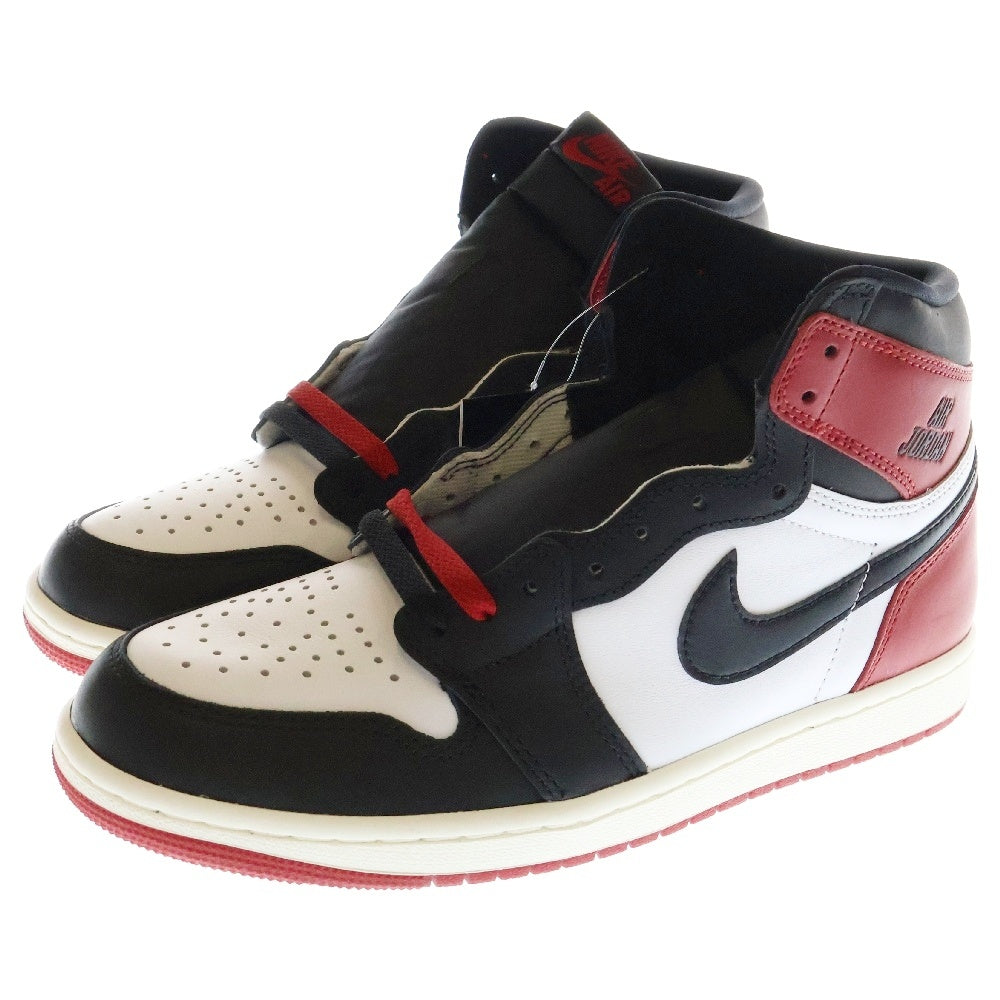 NIKE(ナイキ) AIR JORDAN 1 RETRO HIGH OG BLACK TOE REIMAGINED エアジョーダン1 レトロ ハイ OG ブラックトゥリイマジンド ハイカットスニーカー US8/26cm DZ5485-106