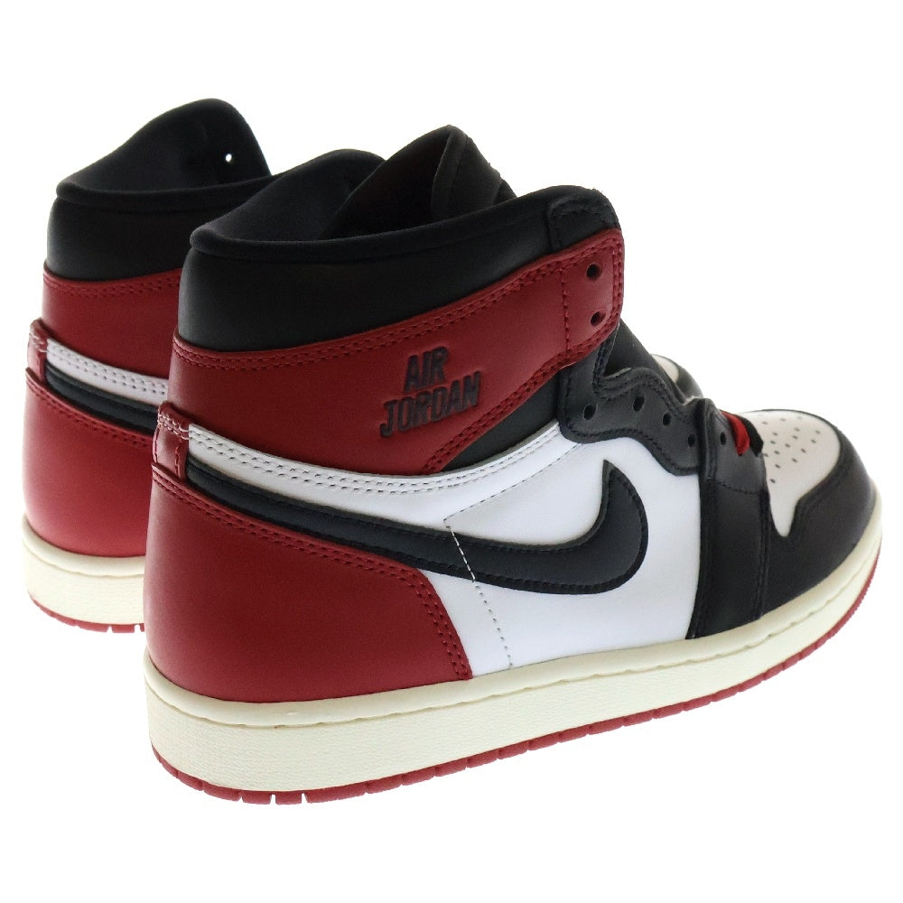 NIKE(ナイキ) AIR JORDAN 1 RETRO HIGH OG BLACK TOE REIMAGINED エアジョーダン1 レトロ ハイ OG ブラックトゥリイマジンド ハイカットスニーカー US8/26cm DZ5485-106