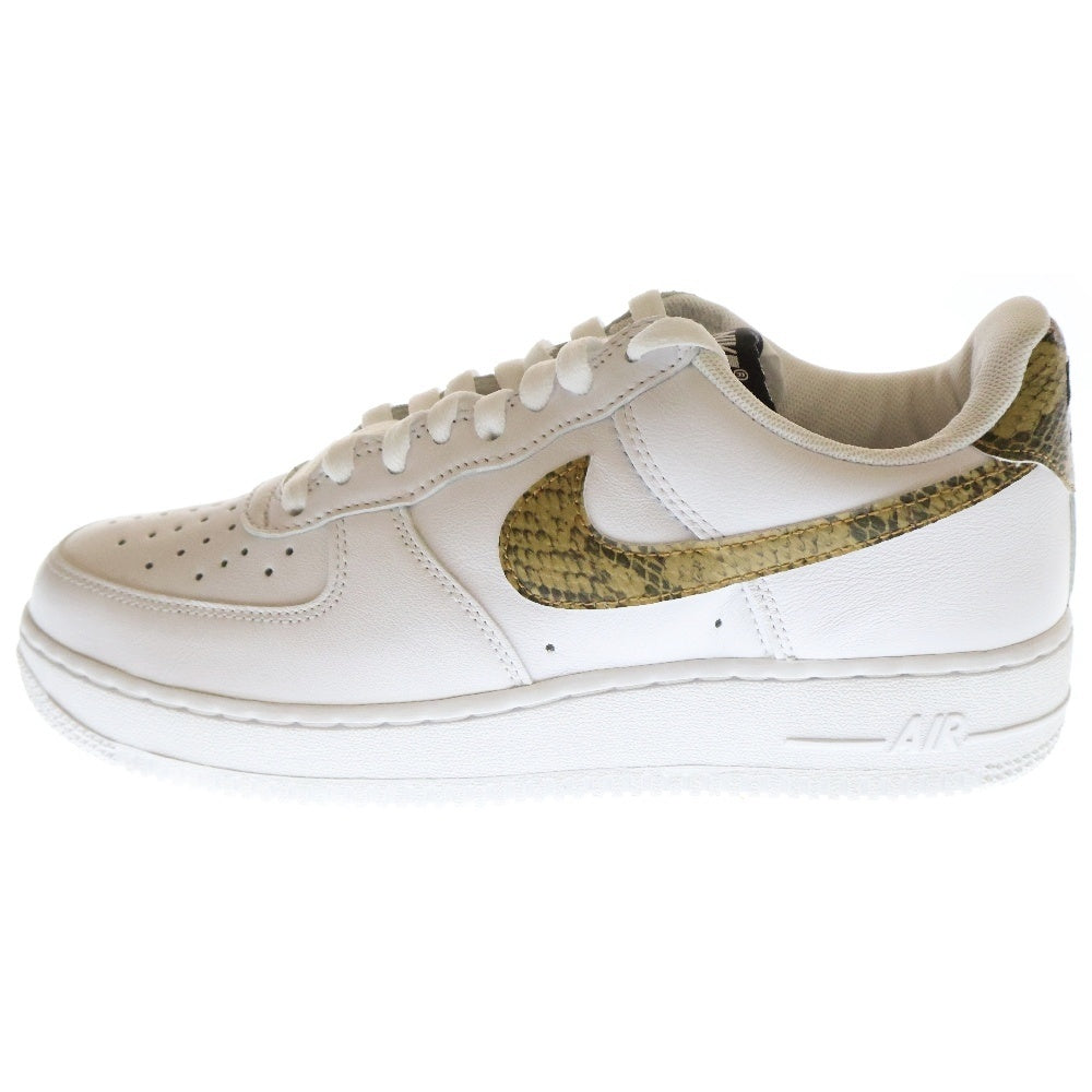 NIKE(ナイキ) AIR FORCE 1 LOW RETRO PRM QS IVORY SNAKE エアフォース1 レトロ アイボリースネーク ローカットスニーカー ホワイト US7.5/25.5cm AO1635-100