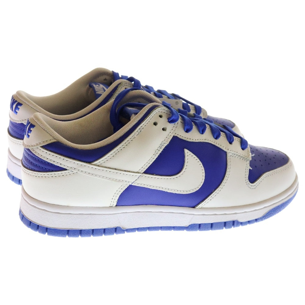 NIKE(ナイキ) DUNK LOW RETRO RACER BLUE DD1391-401 ダンク レトロ レーサーブルー ローカットスニーカー ホワイト/ブルー US8/26.0cm