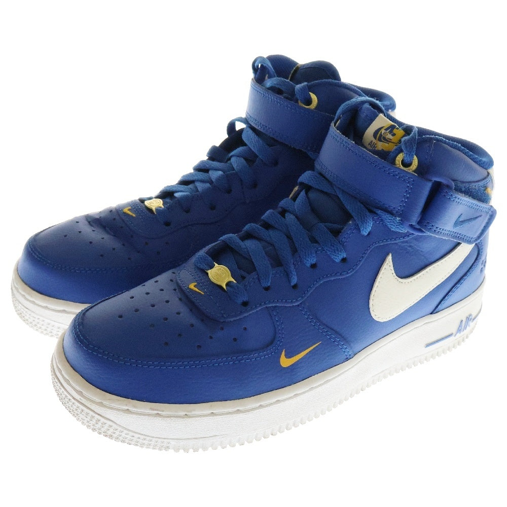 NIKE(ナイキ) AIR FORCE 1 MID 07 LV8 DR9513-400 エアフォース1 ミッドカットスニーカー ブルー US8/26.0cm
