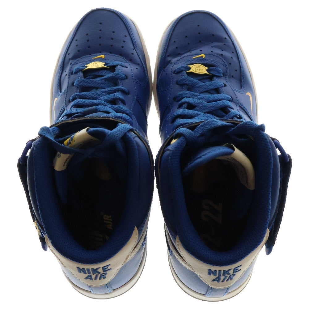 NIKE(ナイキ) AIR FORCE 1 MID 07 LV8 DR9513-400 エアフォース1 ミッドカットスニーカー ブルー US8/26.0cm