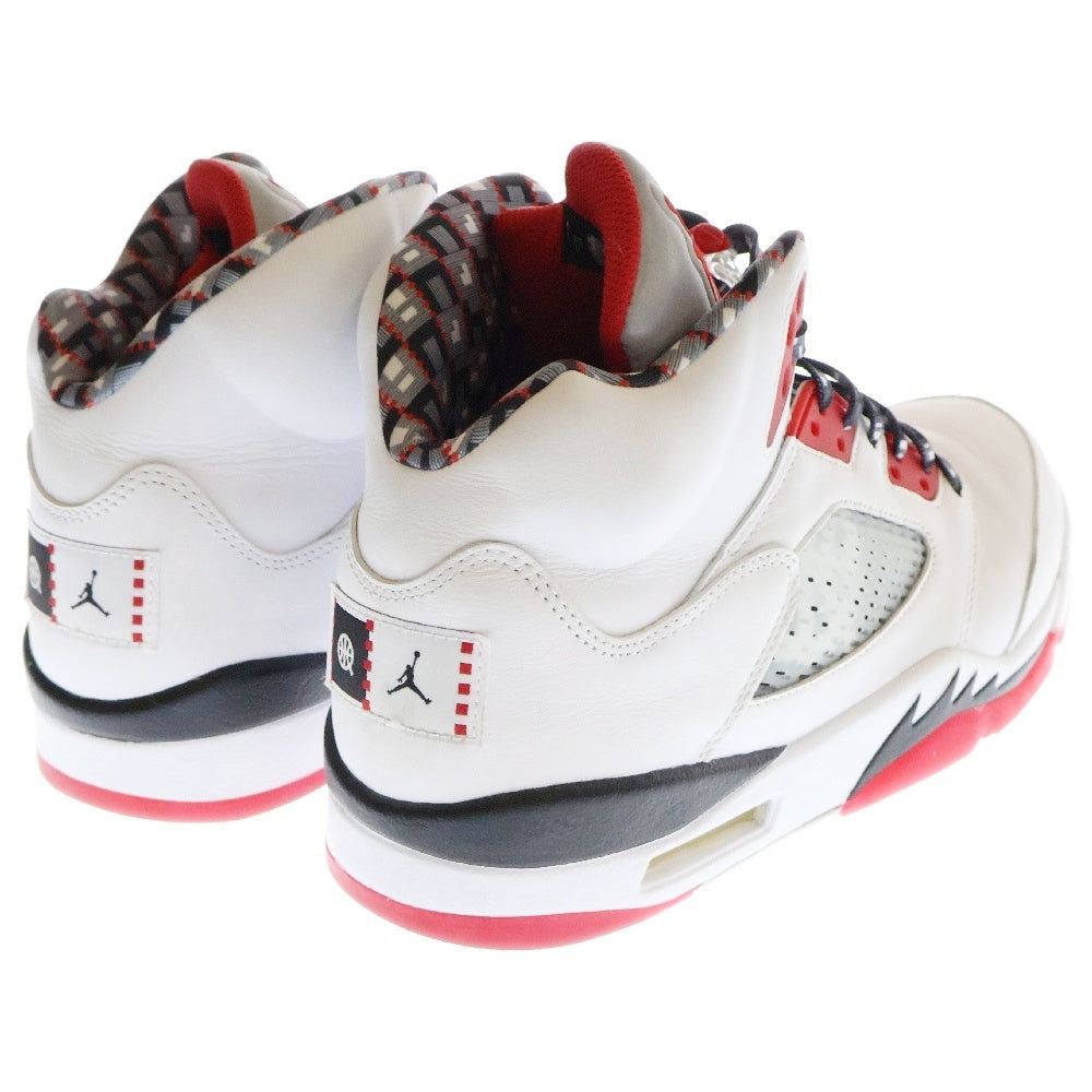 NIKE(ナイキ) AIR JORDAN 5 QUAI54 エアジョーダン5 クアイ54 ハイカットスニーカー DJ7903-106 US10.5/28.5cm ホワイト/レッド