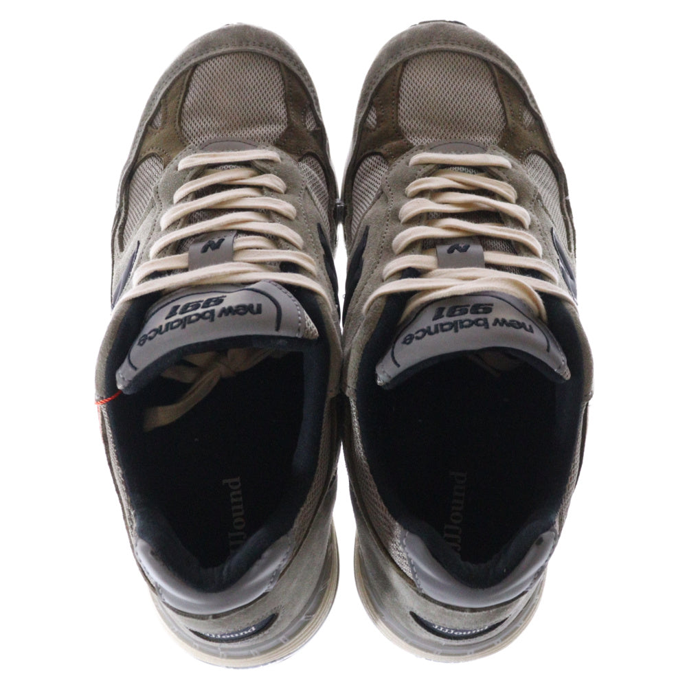 New Balance(ニューバランス) ×JJJJound M991JJA ×ジョウンド スエードローカットスニーカー シューズ グリーン US11/29cm