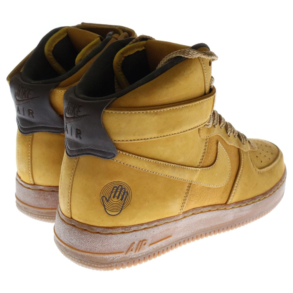 NIKE(ナイキ) 【観賞用2007年製】AIR FORCE 1 HI PREMIUM 318431-771 エアフォース1 ハイカットスニーカー ブラウン US11/29.0cm