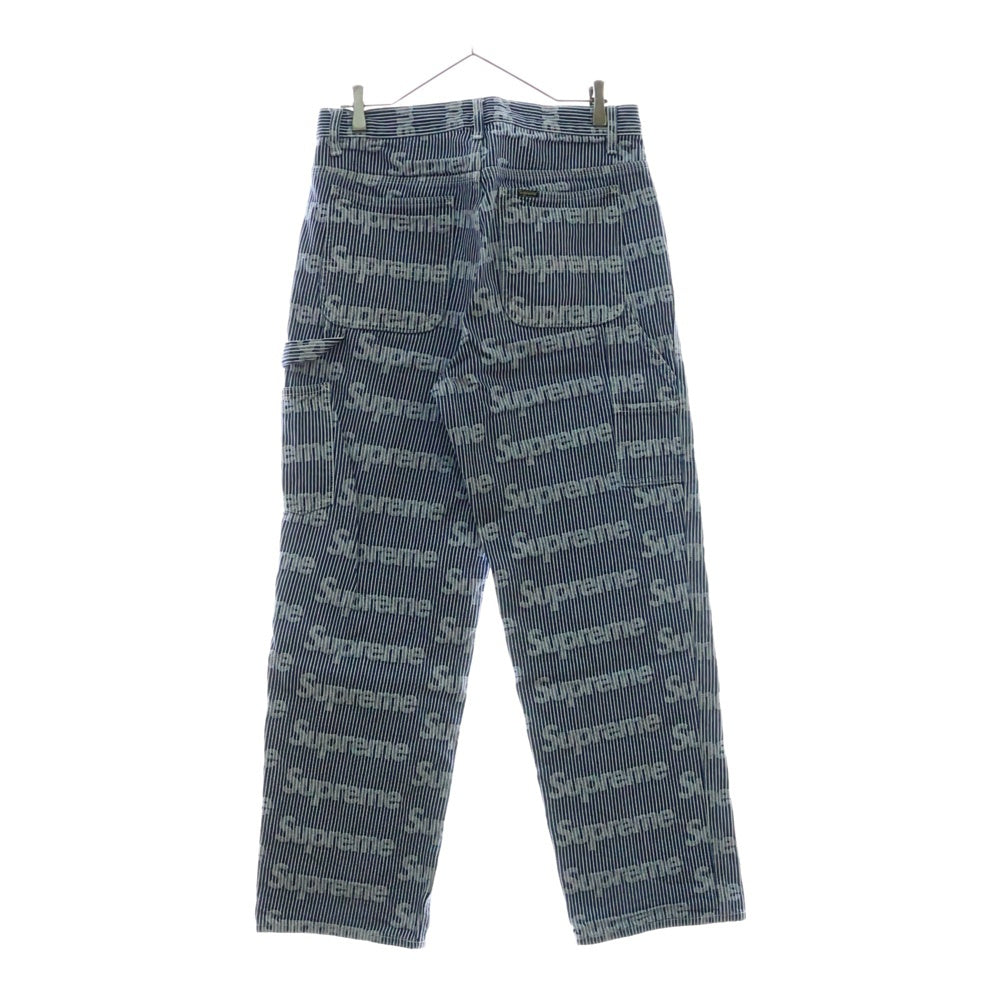 SUPREME(シュプリーム) 24SS Denim Painter Pant Stripe デニムペインターパンツ ストライプパンツ ホワイト/インディゴ