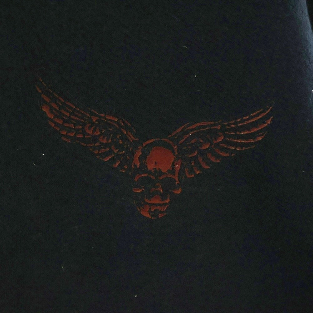 CHROME HEARTS(クロムハーツ) FOTI MAHALIA OLD オールド 裏地サーマル フォティ マハリア プリント ダガージップ ジップアップパーカー ブラック