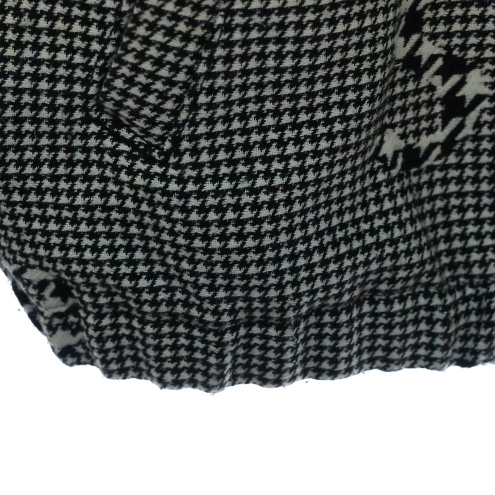 SUPREME(シュプリーム) 20AW Houndstooth Logos Snap Front Jacket ウーブンパターン スナップフフロントジャケット ホワイト/ブラック