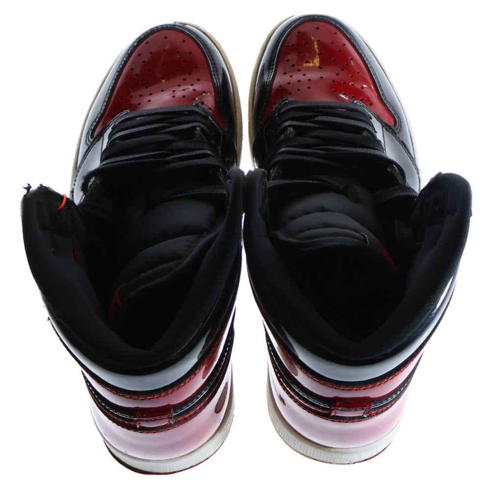NIKE(ナイキ) AIR JORDAN 1 RETRO HIGH OG BRED PATENT エア