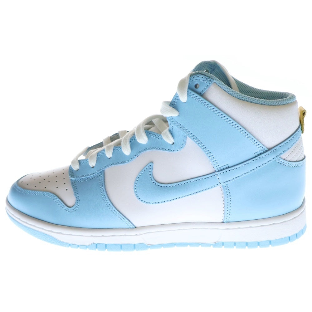NIKE(ナイキ) DUNK HIGH BLUE CHILL ダンクハイ ブルーチル ハイカットスニーカー DD1399-401 US10.5/28.5cm ホワイト/ブルー