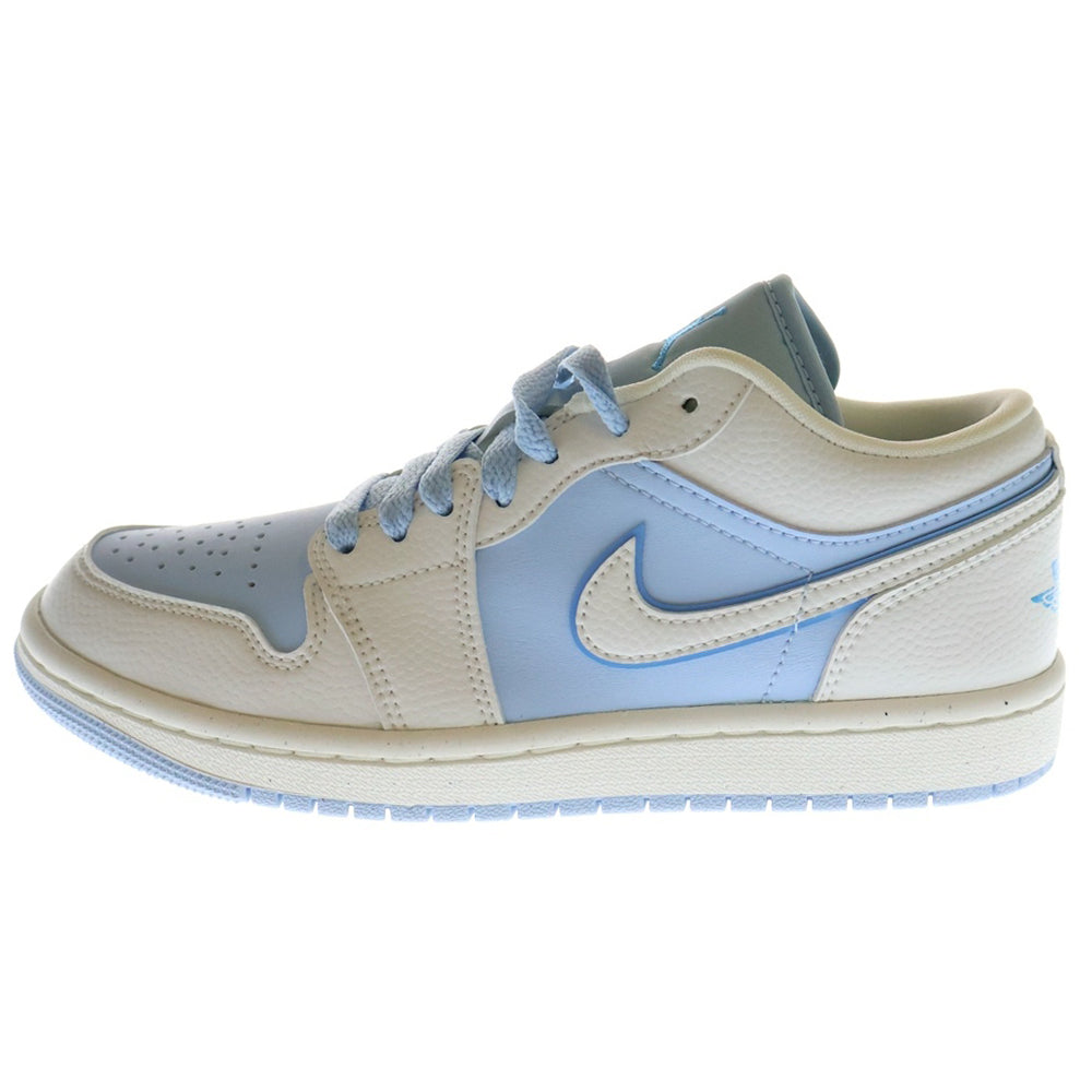 NIKE(ナイキ) WMNS AIR JORDAN 1 LOW REVERCE ICE BLUE ウィメンズ エアジョーダン1 ロー バースアイスブルー ローカットスニーカー ホワイト/ブルー US6.5/23.5cm DV1299-104 レディース
