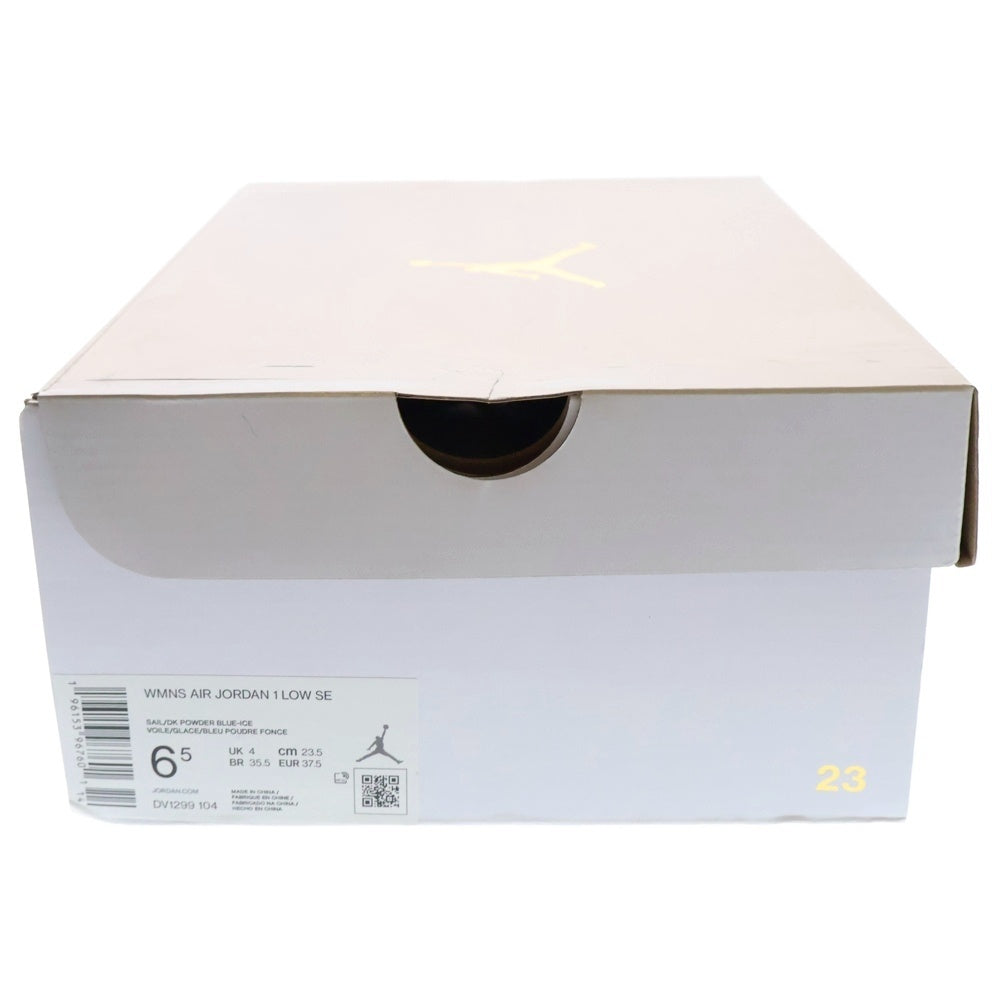 NIKE(ナイキ) WMNS AIR JORDAN 1 LOW REVERCE ICE BLUE ウィメンズ エアジョーダン1 ロー バースアイスブルー ローカットスニーカー ホワイト/ブルー US6.5/23.5cm DV1299-104 レディース