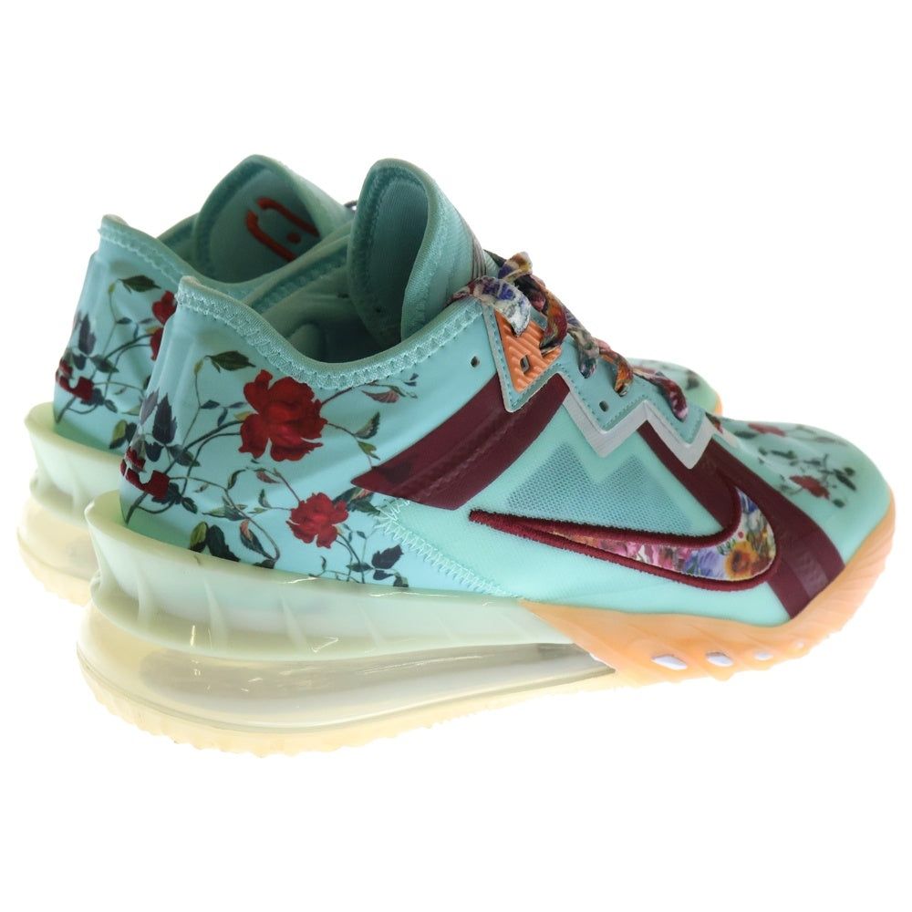 NIKE(ナイキ) LEBRON 18 LOW FLORAL CV7562-400 レブロン 18 フローラル ローカットスニーカー US9/27.0cm ブルー