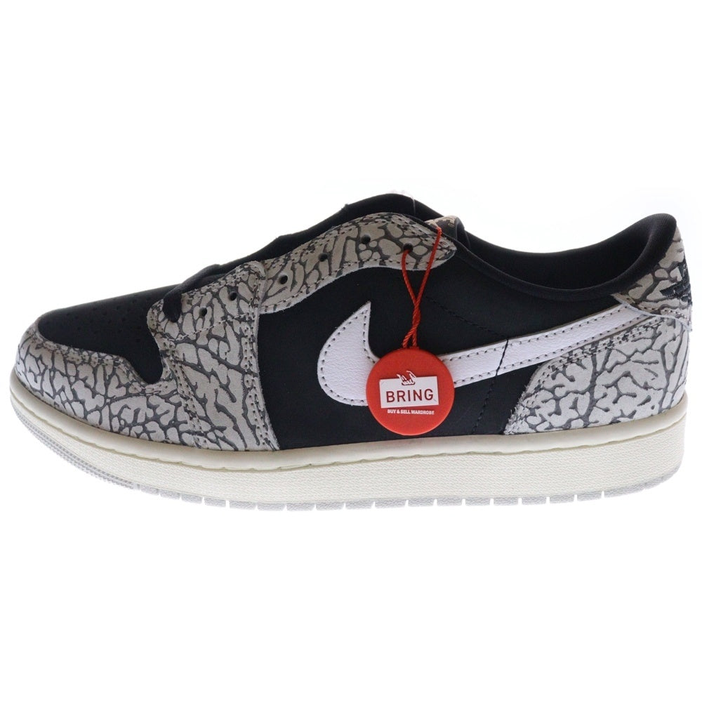 NIKE(ナイキ) AIR JORDAN 1 RETRO LOW OG BLACK CEMENT CZ0790-001 エアジョーダン1 ブラックセメント ローカットスニーカー US9/27.0cm グレー