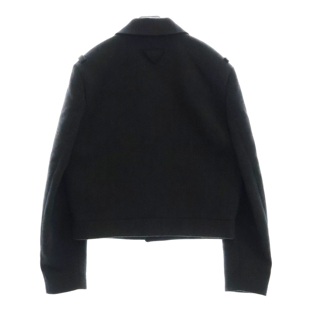 PRADA(プラダ) 23AW ウールブルゾンテーラードジャケット SGC362 S232 1VJ9 グレー