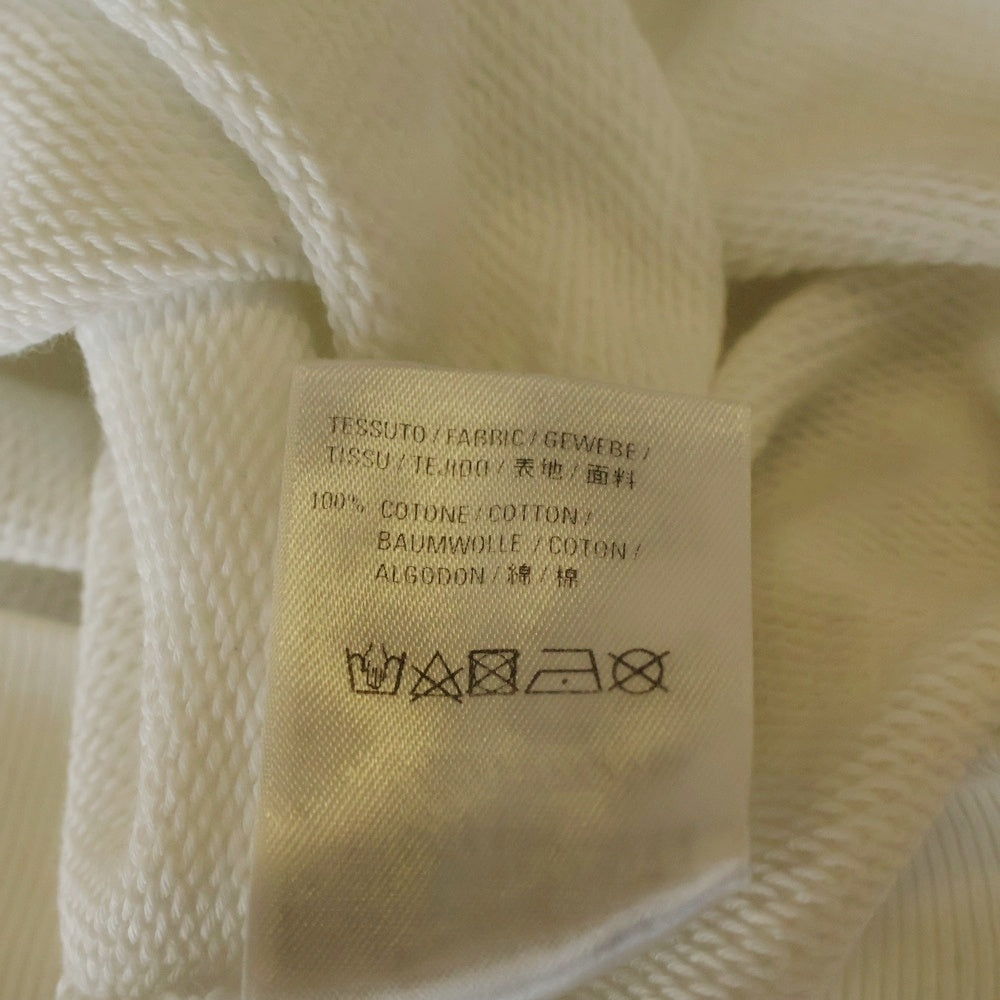 BALENCIAGA(バレンシアガ) BBロゴプリントスウェットプルオーバーパーカー ホワイト 570792 TEV19