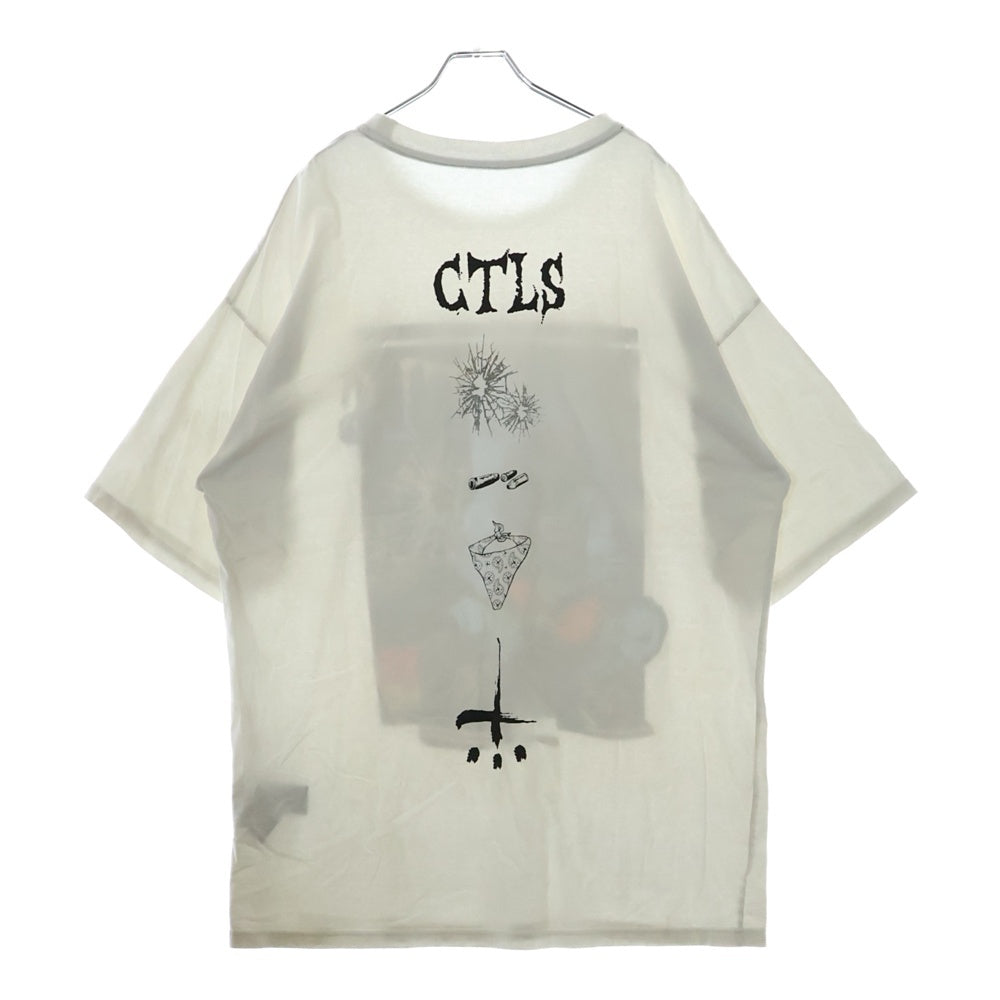 cvtvlist(カタリスト) CTLS Comic Tee 半袖Tシャツ コミックプリント ホワイト