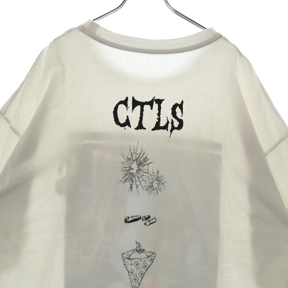 cvtvlist(カタリスト) CTLS Comic Tee 半袖Tシャツ コミックプリント ホワイト