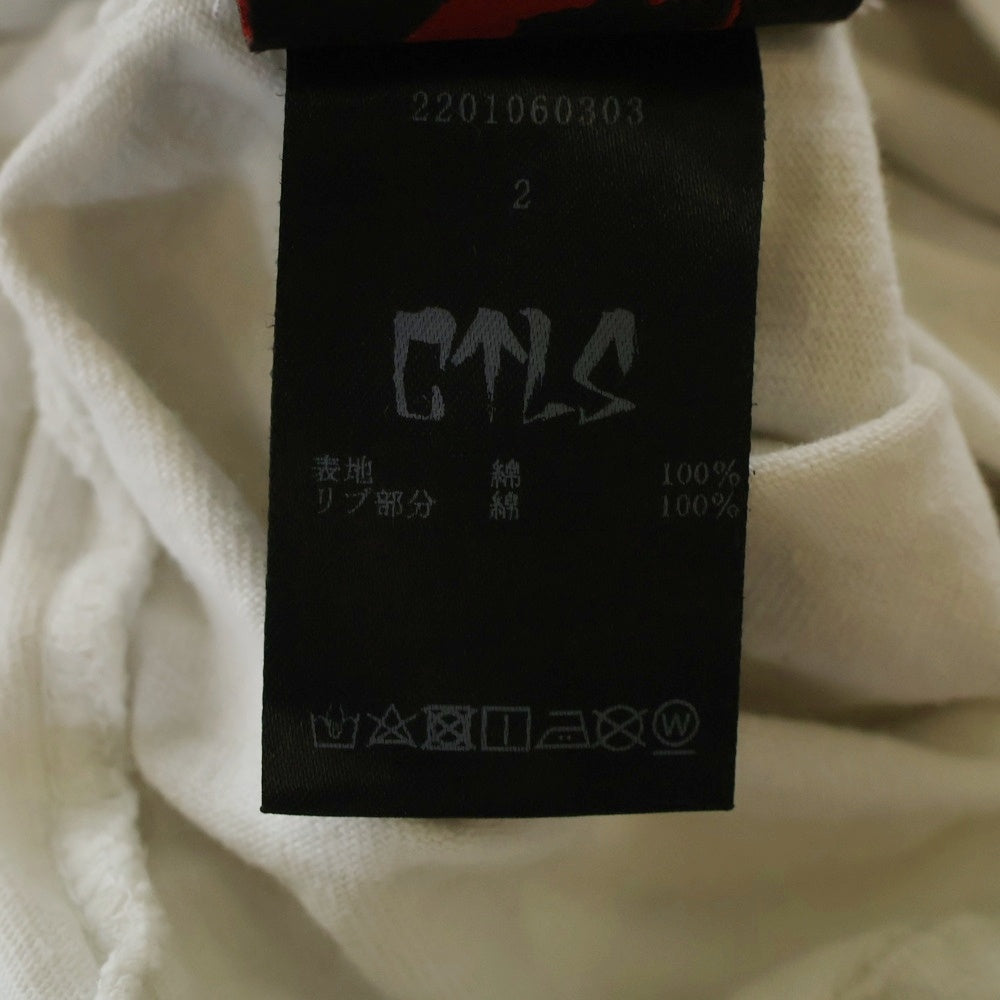 cvtvlist(カタリスト) CTLS Comic Tee 半袖Tシャツ コミックプリント ホワイト